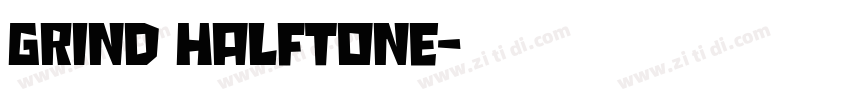 Grind Halftone字体转换